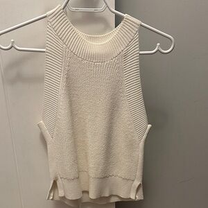 Wilfred Cream Knit Tank Top